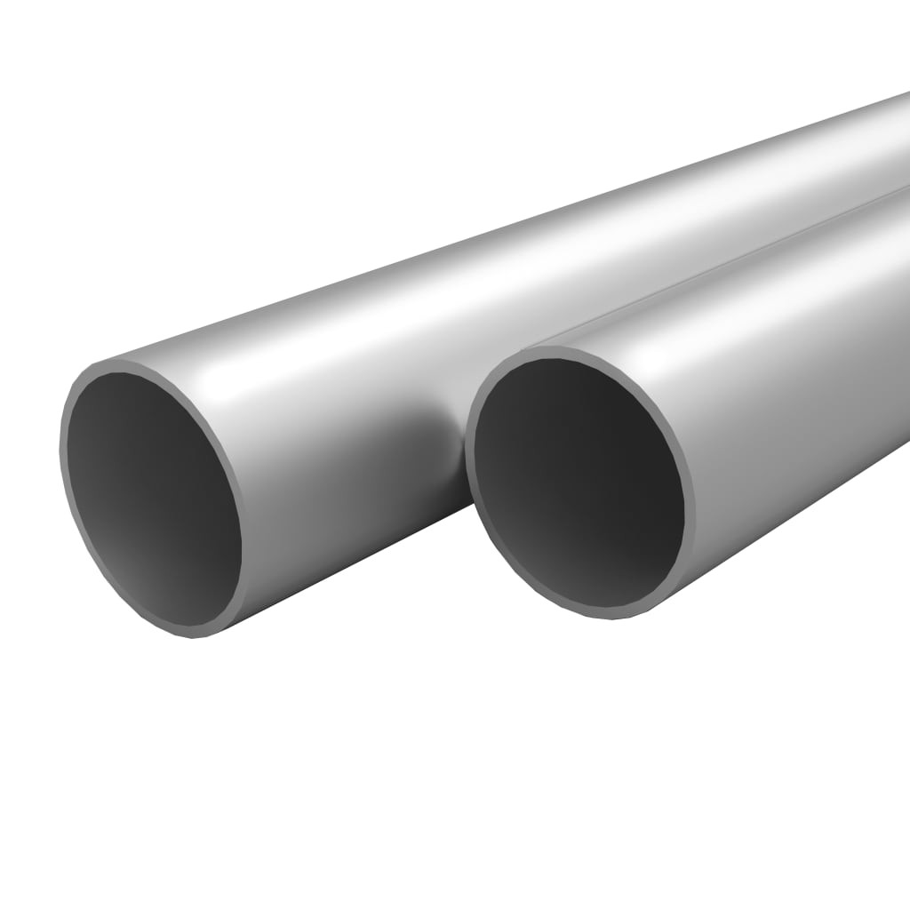 4 pcs Aluminium Tubes Round 2m 40x2mm